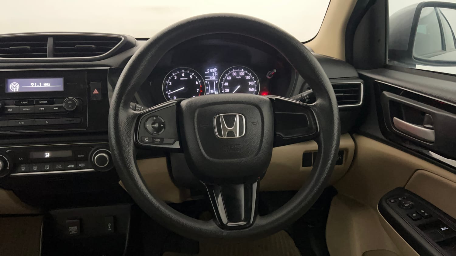 Used 2021 Honda Amaze 1.2 V MT Petrol Petrol Manual interior STEERING VIEW