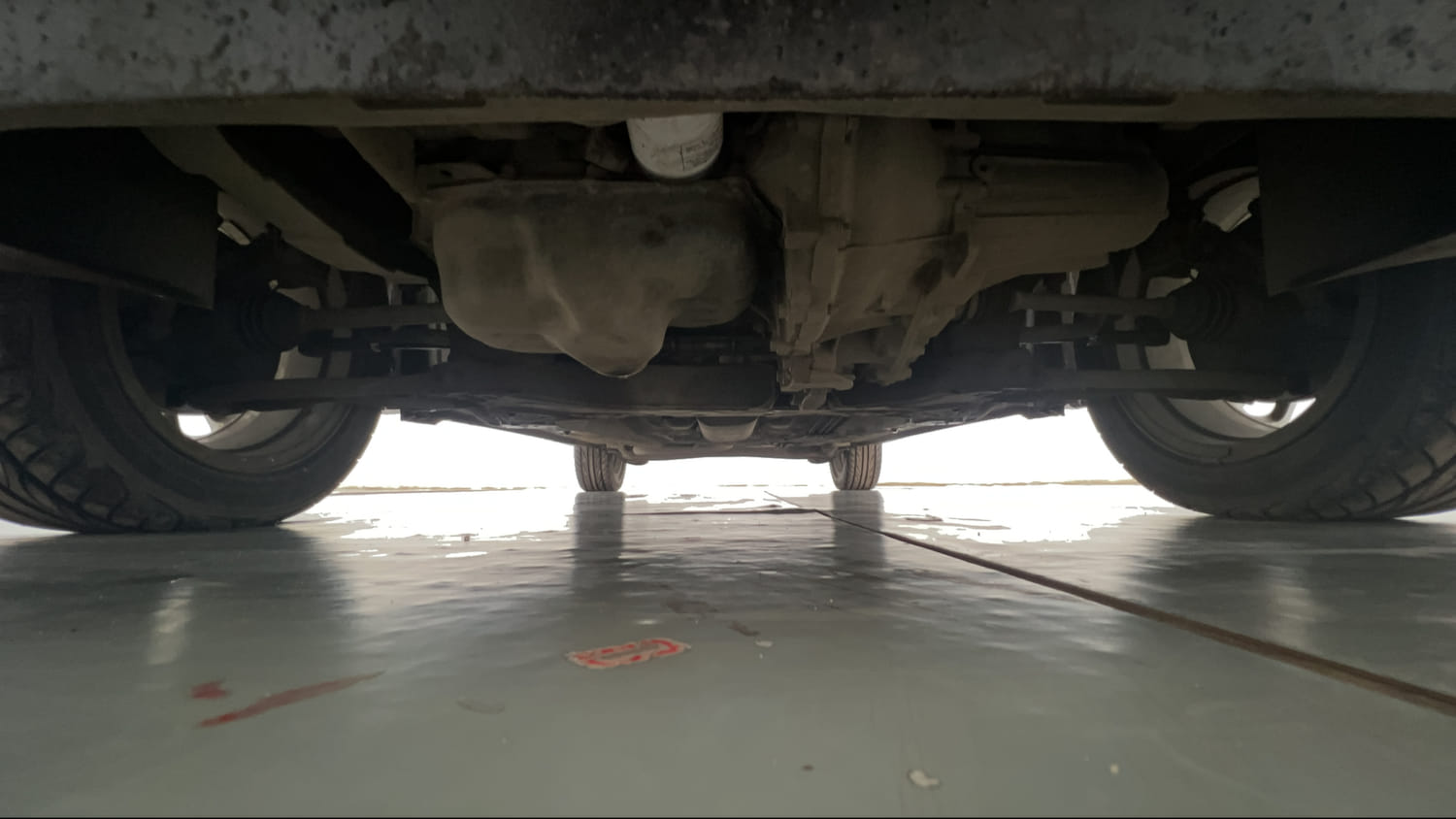 Used 2019 Ford Figo Aspire Titanium Plus 1.2 Ti-VCT Petrol Manual extra FRONT LEFT UNDERBODY VIEW