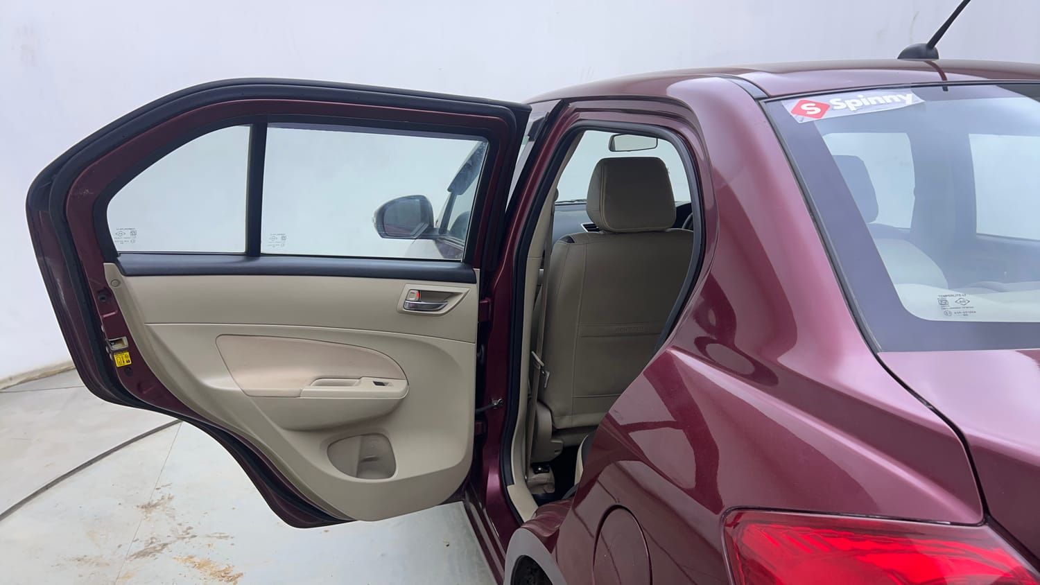 Used 2017 Maruti Suzuki Swift Dzire VDI Diesel Manual interior LEFT REAR DOOR OPEN VIEW