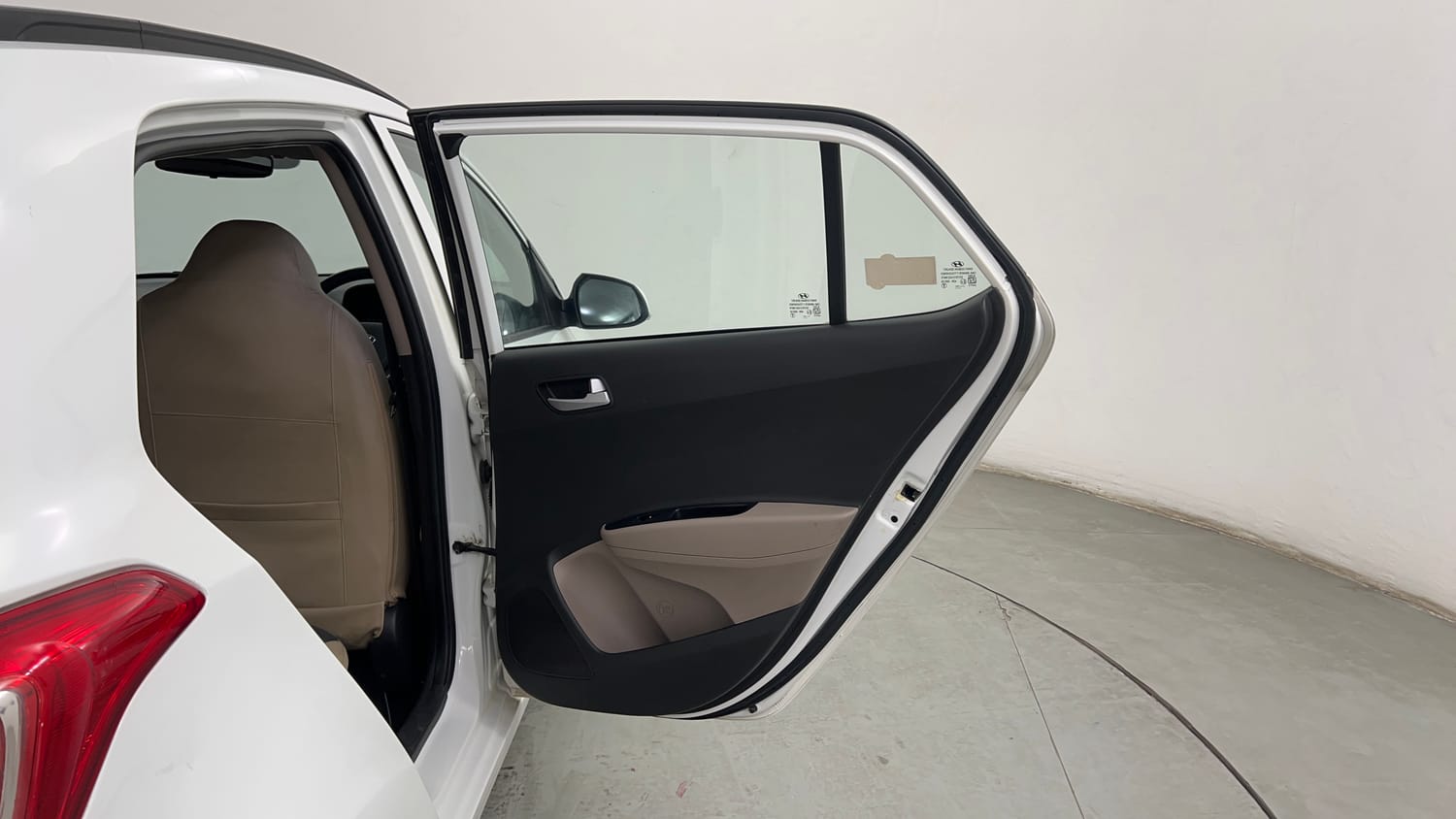 Used 2017 Hyundai Grand i10 Asta 1.2 Kappa VTVT Petrol Manual interior RIGHT REAR DOOR OPEN VIEW