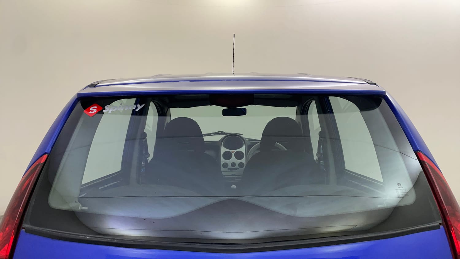 Used 2014 Tata Nano LX Petrol Manual exterior BACK WINDSHIELD VIEW