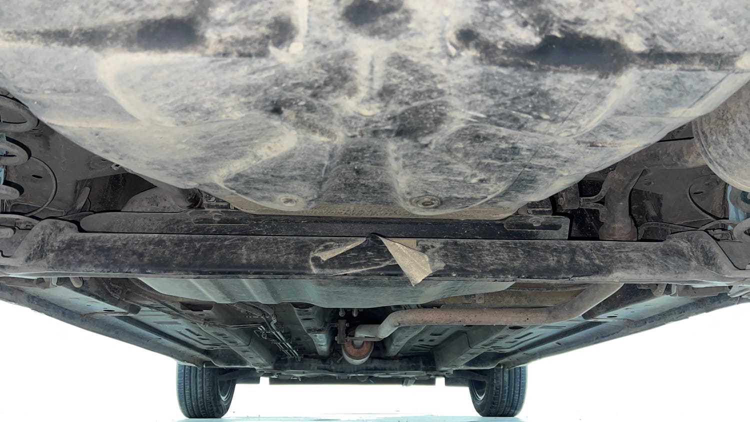 Used 2022 Tata Punch Creative AMT Petrol Automatic extra REAR UNDERBODY VIEW (TAKEN FROM REAR)
