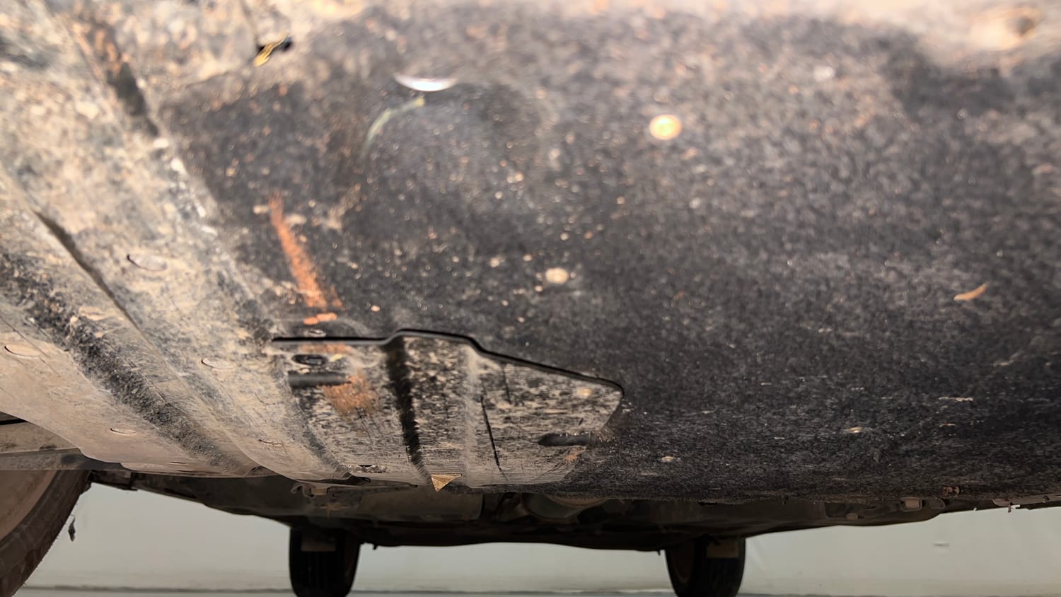 Used 2023 Toyota Glanza G Petrol Manual extra FRONT LEFT UNDERBODY VIEW