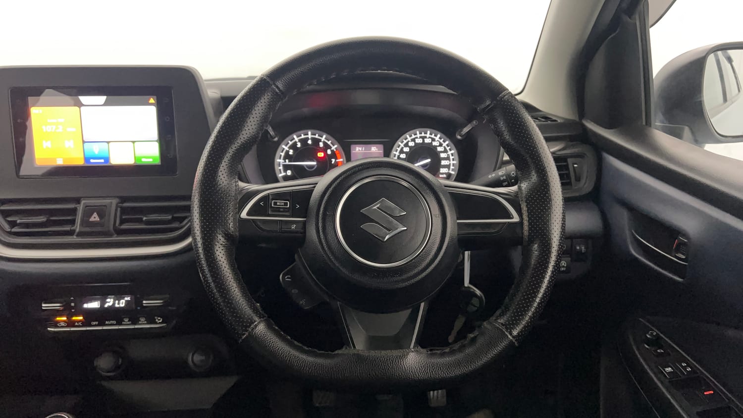 Used 2023 Maruti Suzuki Baleno Delta MT Petrol Manual interior STEERING VIEW