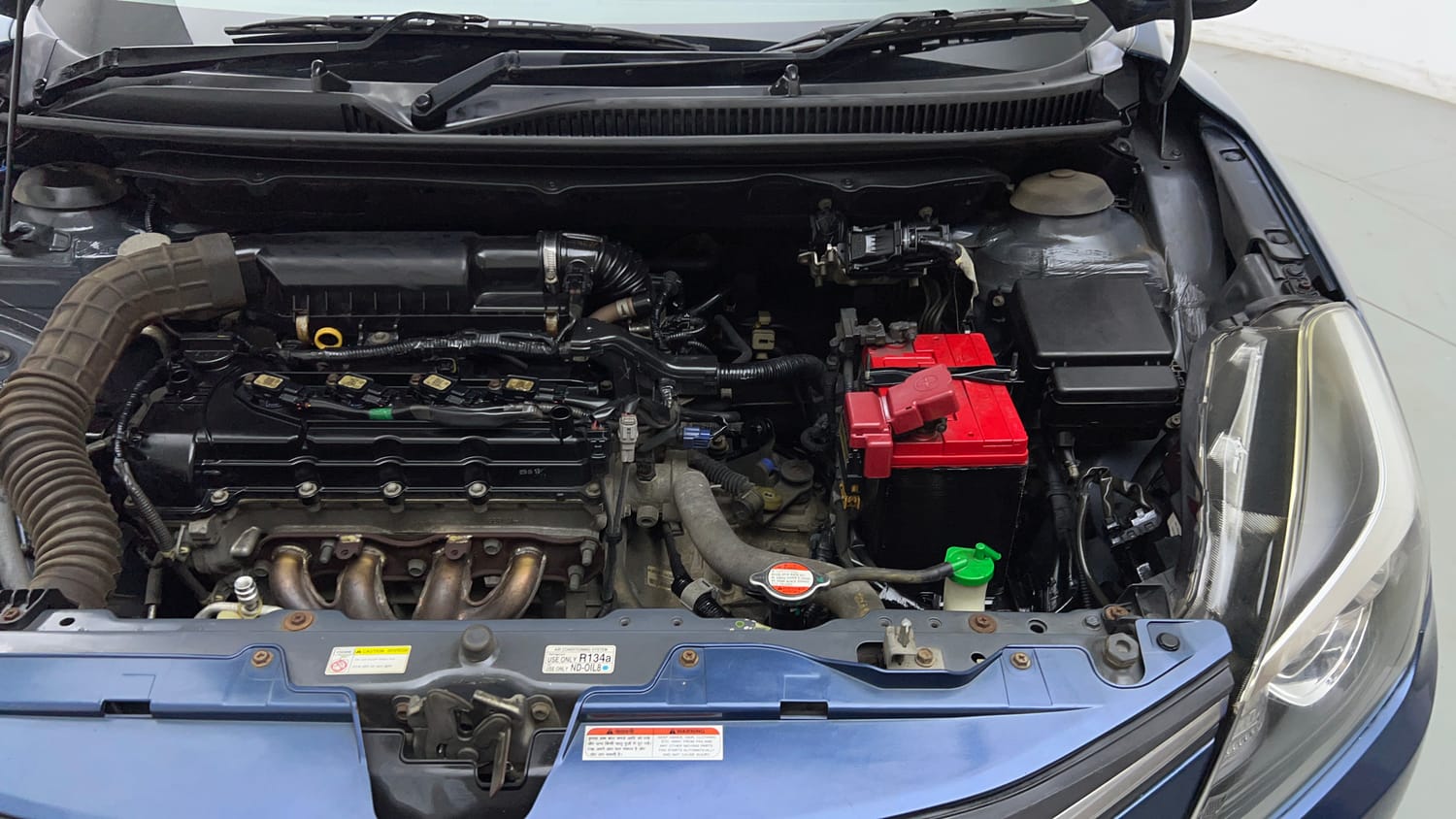 Used 2017 Maruti Suzuki Baleno Alpha 1.2 Petrol Manual engine ENGINE LEFT SIDE VIEW