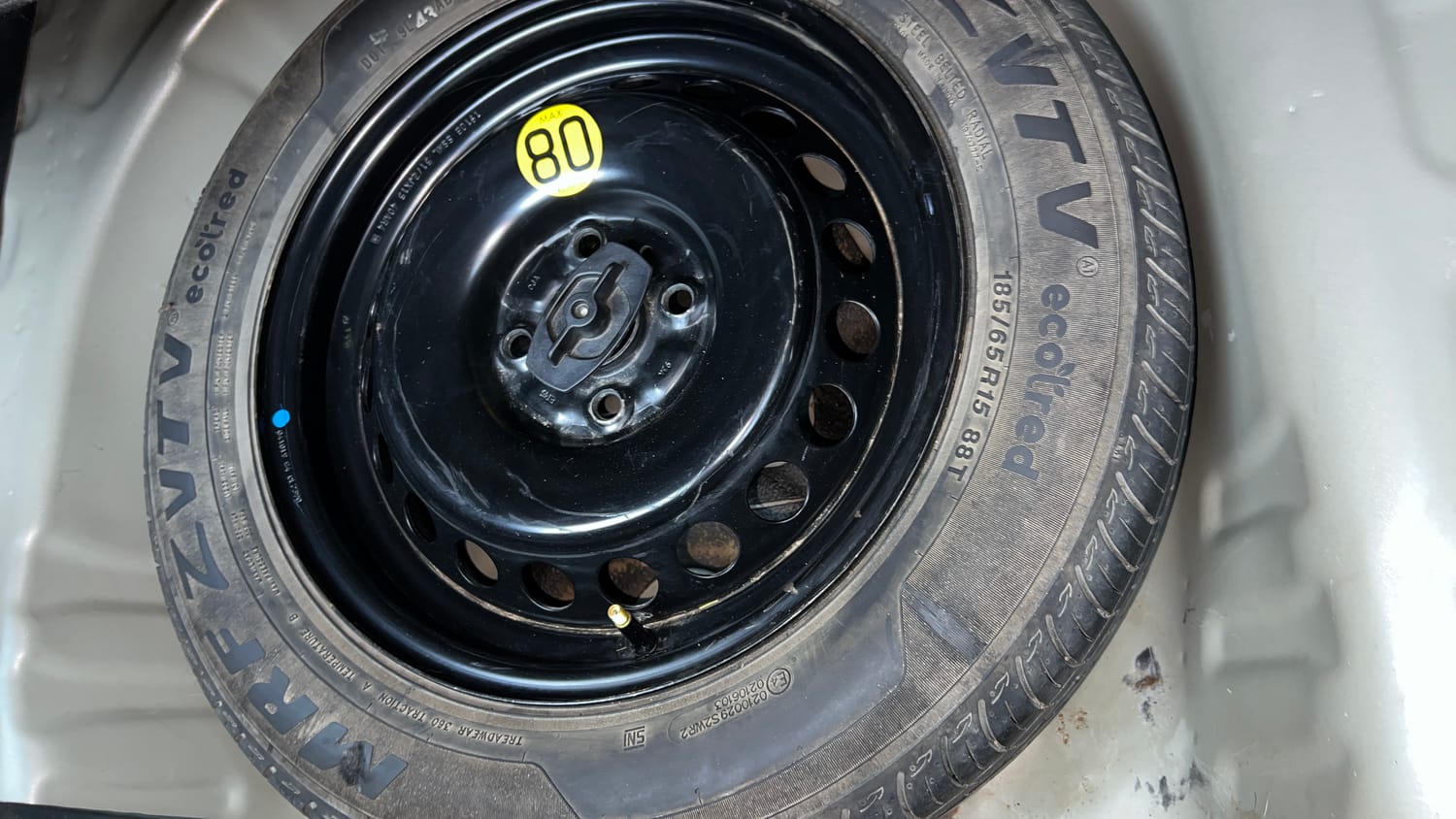 Used 2019 Maruti Suzuki Baleno Alpha Petrol Manual tyres SPARE TYRE VIEW