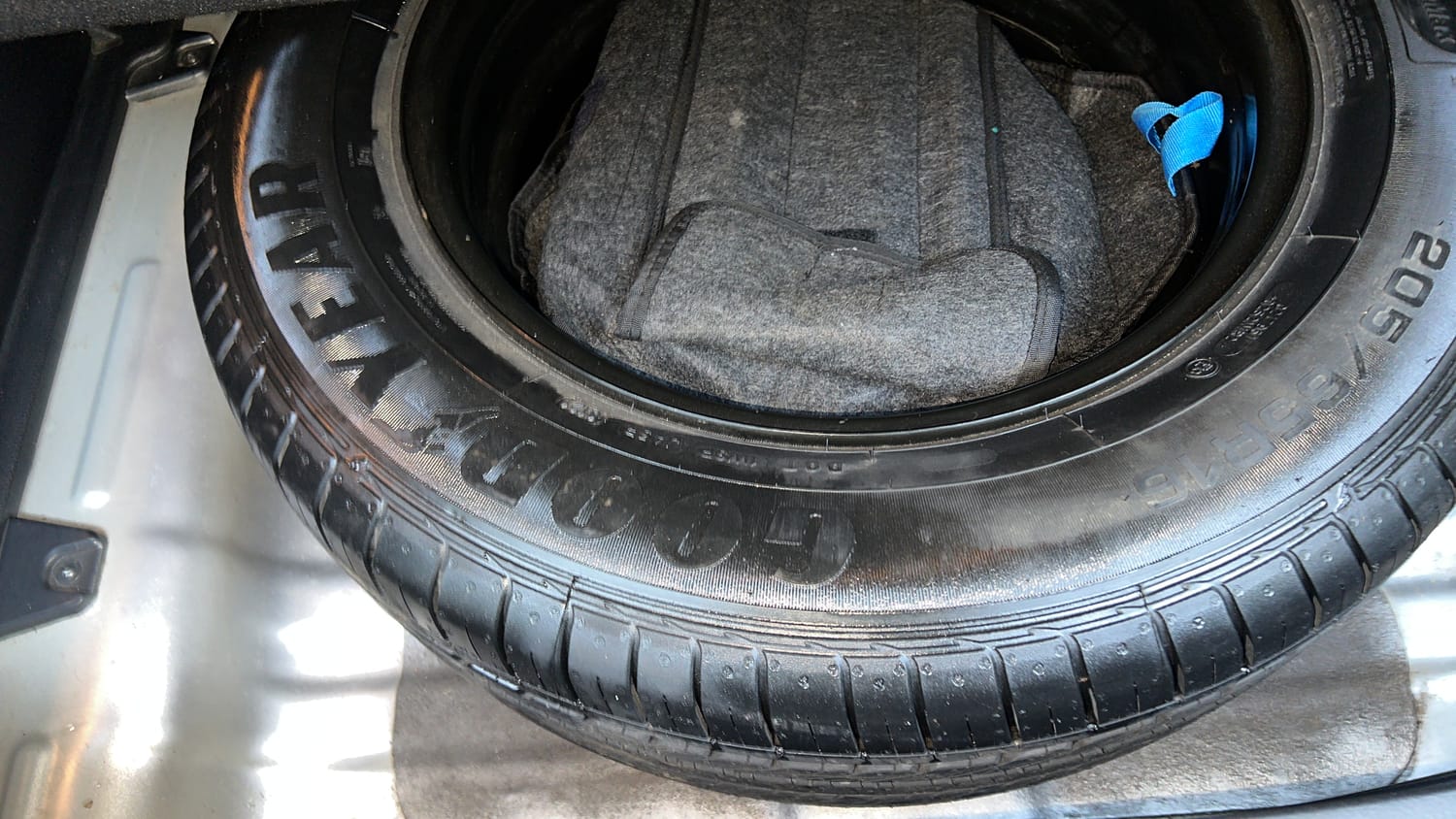 Used 2021 Kia Seltos HTX 1.5 Petrol Manual tyres SPARE TYRE VIEW