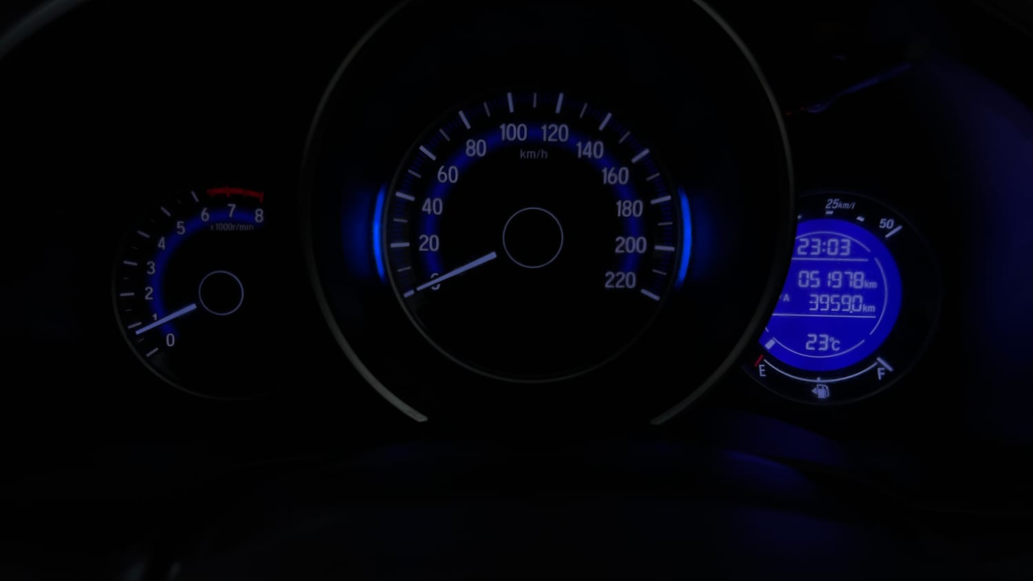 Used 2019 Honda WR-V VX MT Petrol Petrol Manual interior CLUSTERMETER VIEW