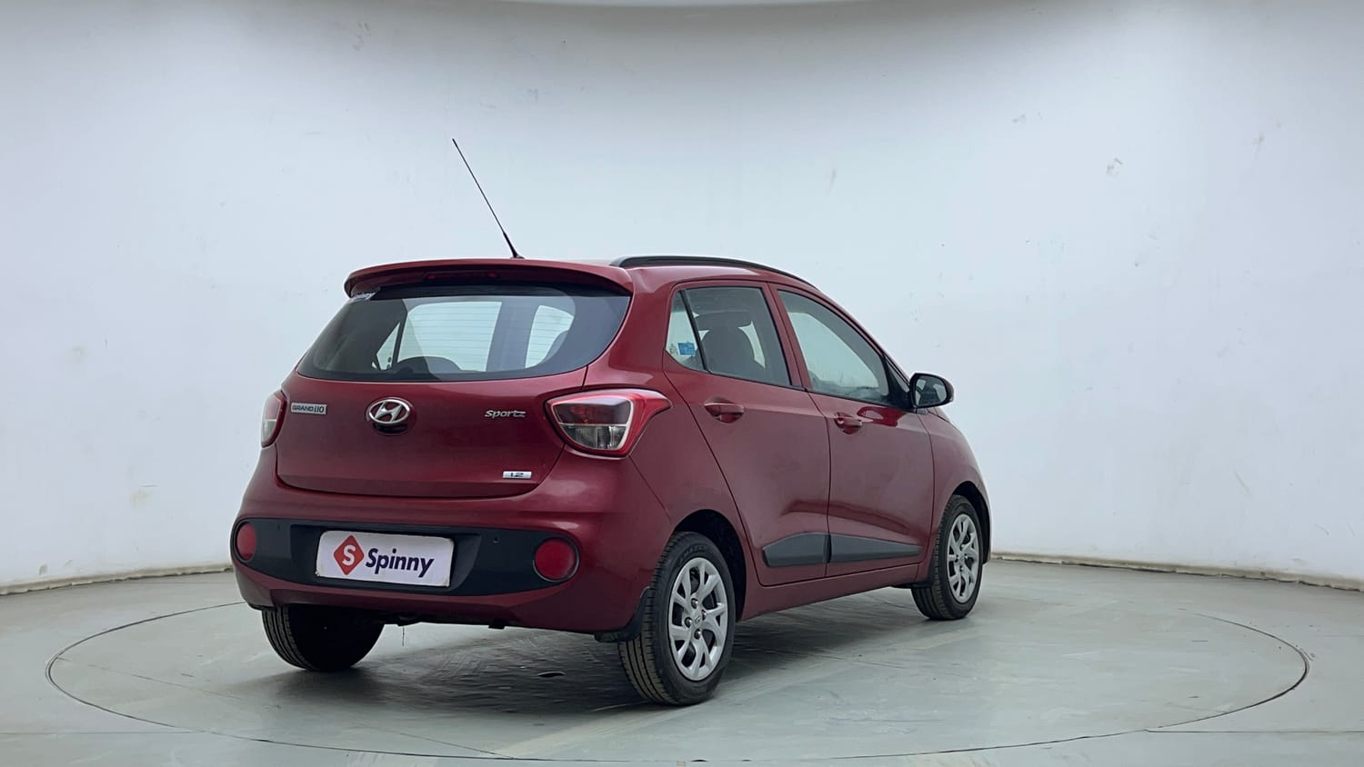 Used 2019 Hyundai Grand i10 Sportz 1.2 Kappa VTVT Petrol Manual exterior RIGHT REAR CORNER VIEW