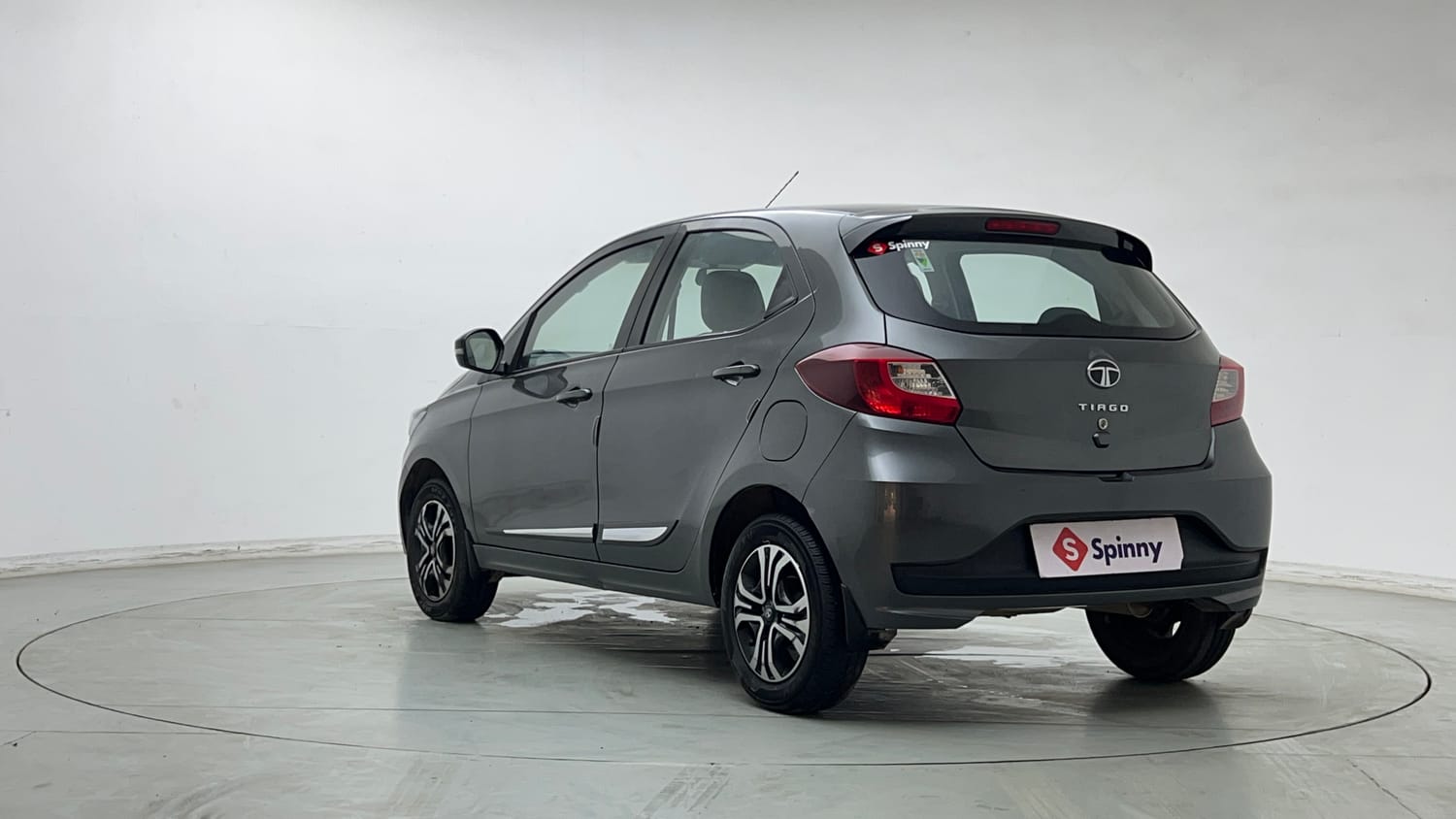 Used 2024 Tata Tiago XTA Petrol Automatic exterior LEFT REAR CORNER VIEW