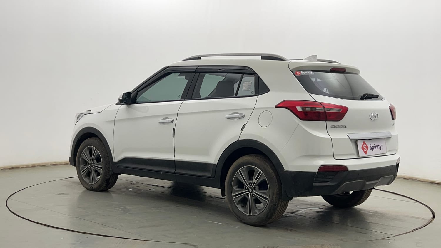 Used 2018 Hyundai Creta SX Plus 1.6 AT Petrol Petrol Automatic exterior LEFT REAR CORNER VIEW