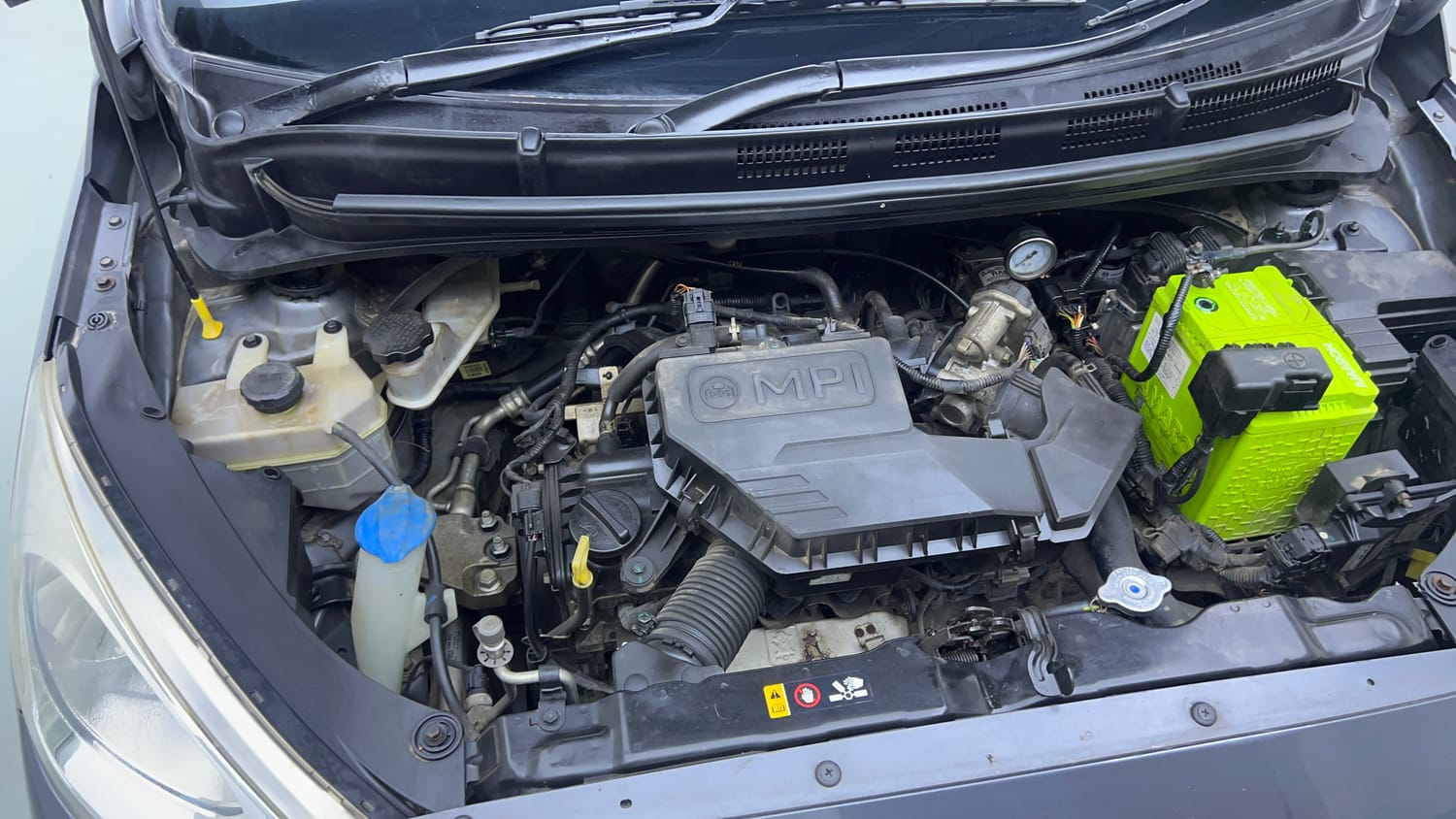 Used 2019 Hyundai Santro Sportz CNG Cng Manual engine ENGINE RIGHT SIDE VIEW