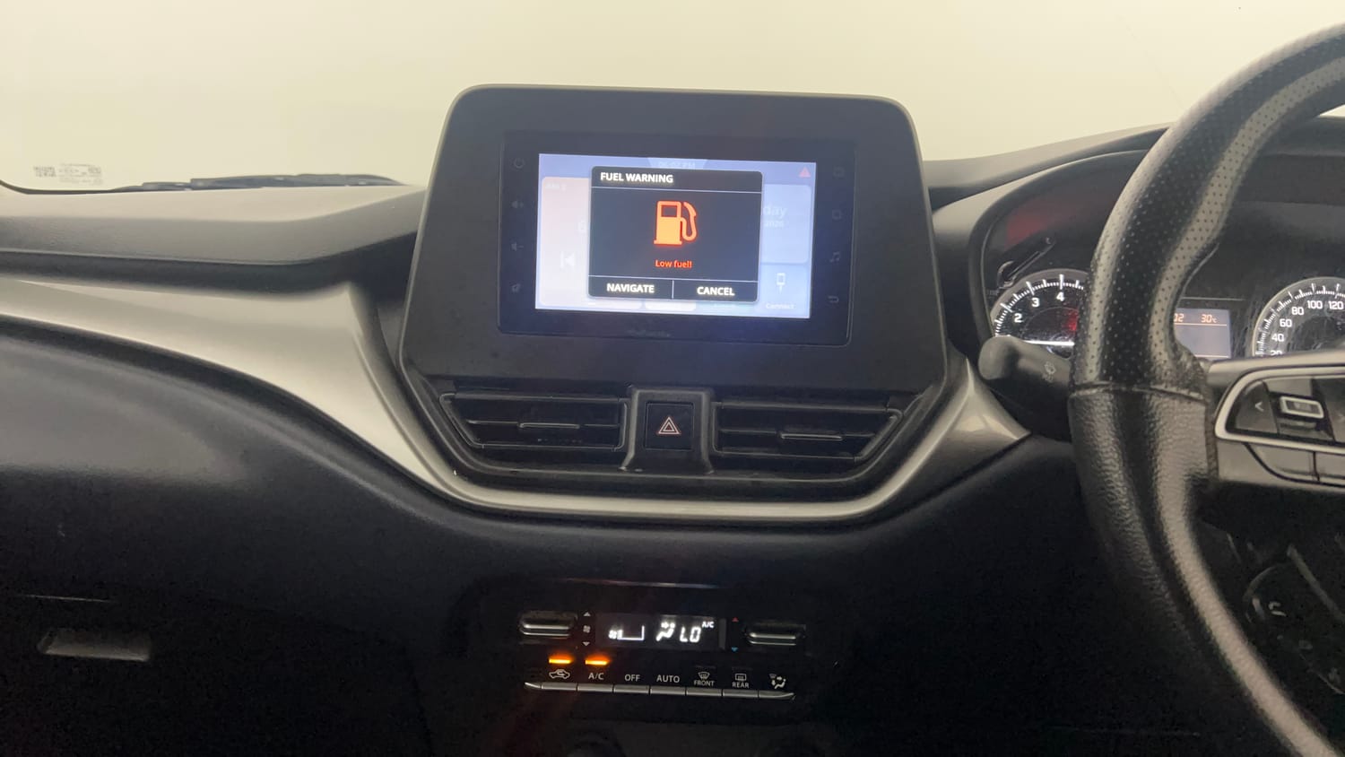 Used 2023 Maruti Suzuki Baleno Delta MT Petrol Manual interior MUSIC SYSTEM & AC CONTROL VIEW