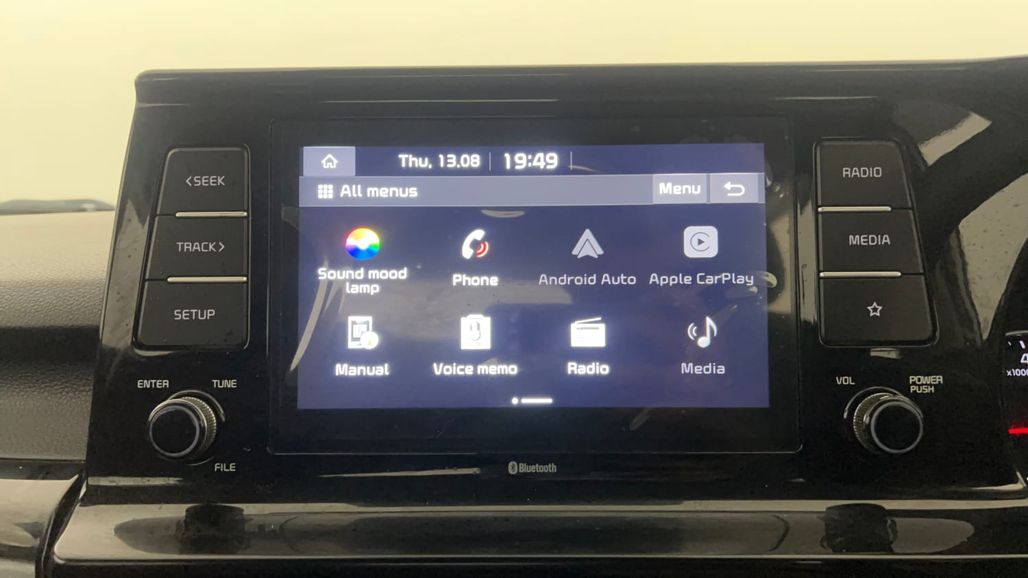 Used 2020 Kia Seltos HTK Plus 1.5 Petrol Manual top_features Touch screen infotainment system