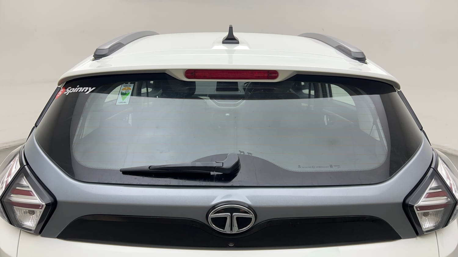 Used 2022 Tata Nexon XZ Plus Petrol Manual exterior BACK WINDSHIELD VIEW