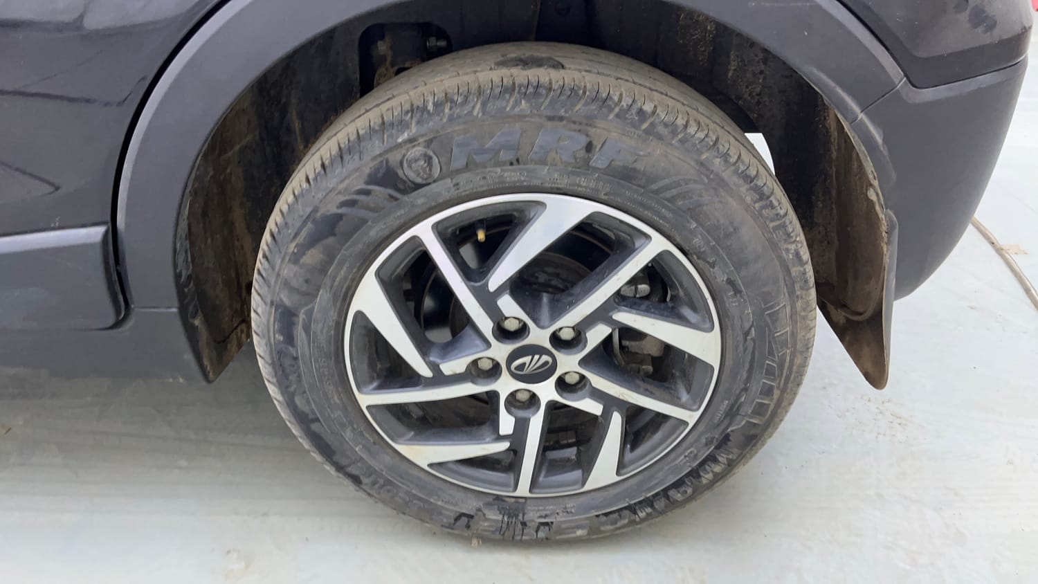 Used 2022 Mahindra XUV 300 W8 (O) 1.2 Petrol Petrol Manual tyres LEFT REAR TYRE RIM VIEW