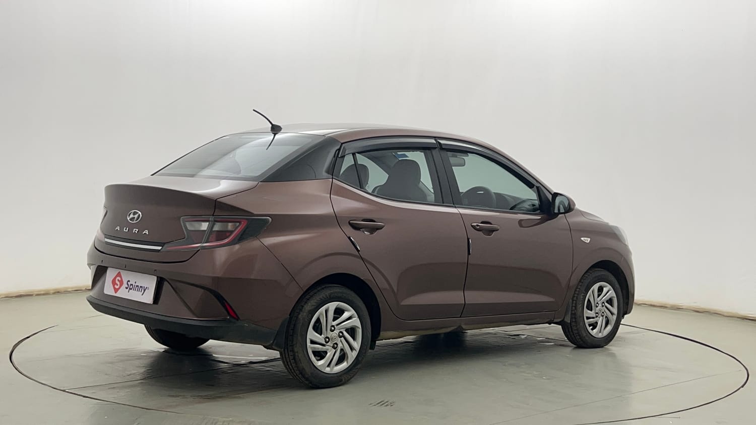 Used 2020 Hyundai Aura S 1.2 Petrol Petrol Manual exterior RIGHT REAR CORNER VIEW