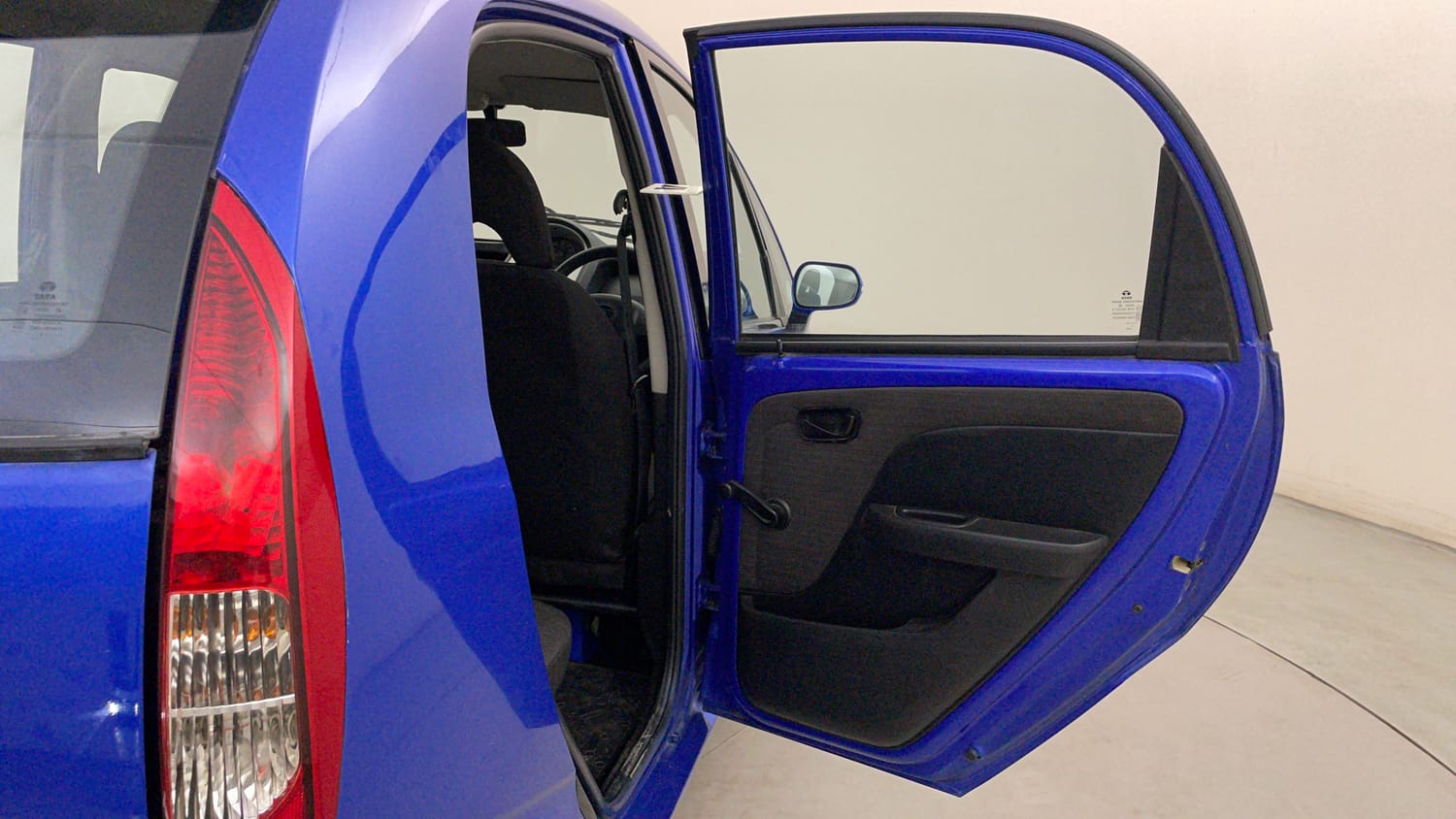 Used 2015 Tata Nano Twist XT Petrol Manual interior RIGHT REAR DOOR OPEN VIEW