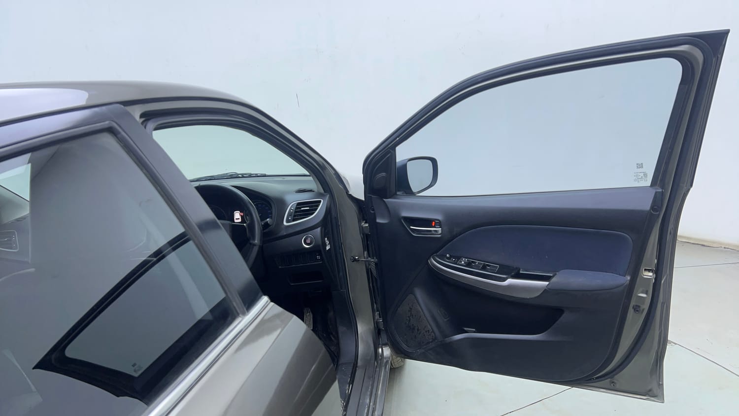 Used 2021 Maruti Suzuki Baleno Zeta Petrol Manual interior RIGHT FRONT DOOR OPEN VIEW
