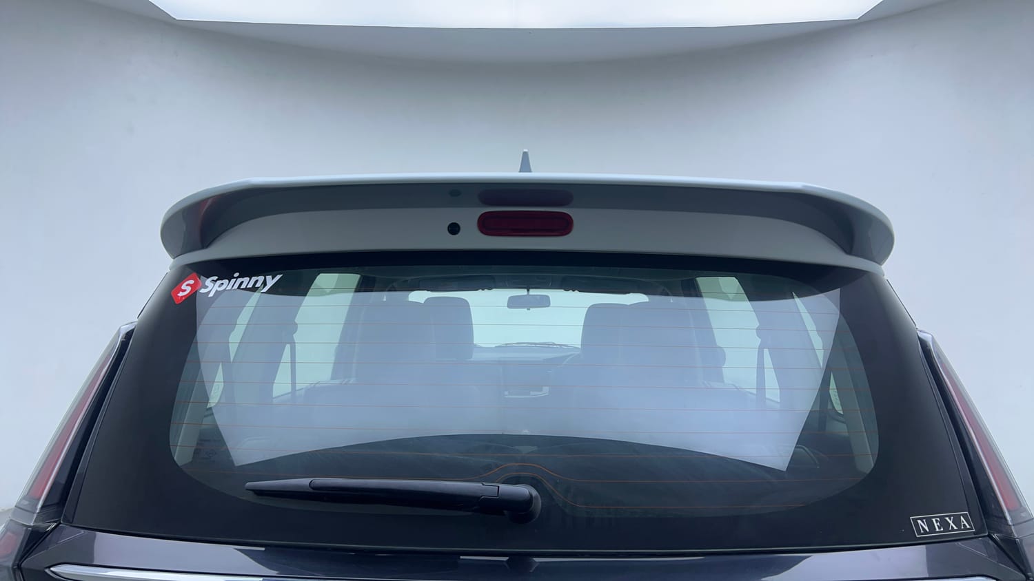 Used 2025 Maruti Suzuki XL6 Alpha Plus MT Petrol Petrol Manual exterior BACK WINDSHIELD VIEW