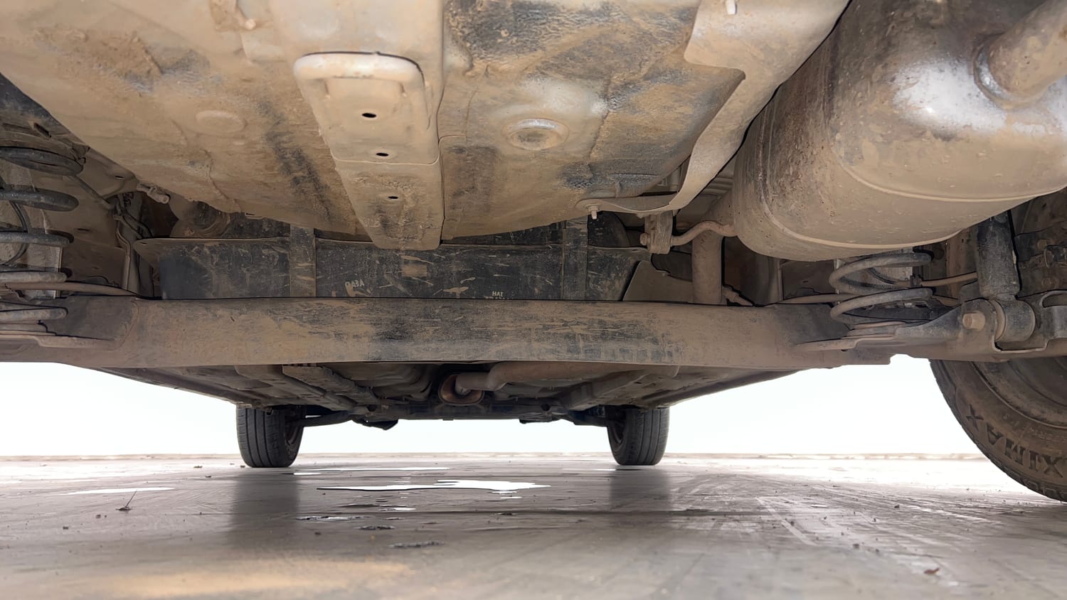 Used 2019 Hyundai Grand i10 Magna 1.2 Kappa VTVT Petrol Manual extra REAR UNDERBODY VIEW (TAKEN FROM REAR)