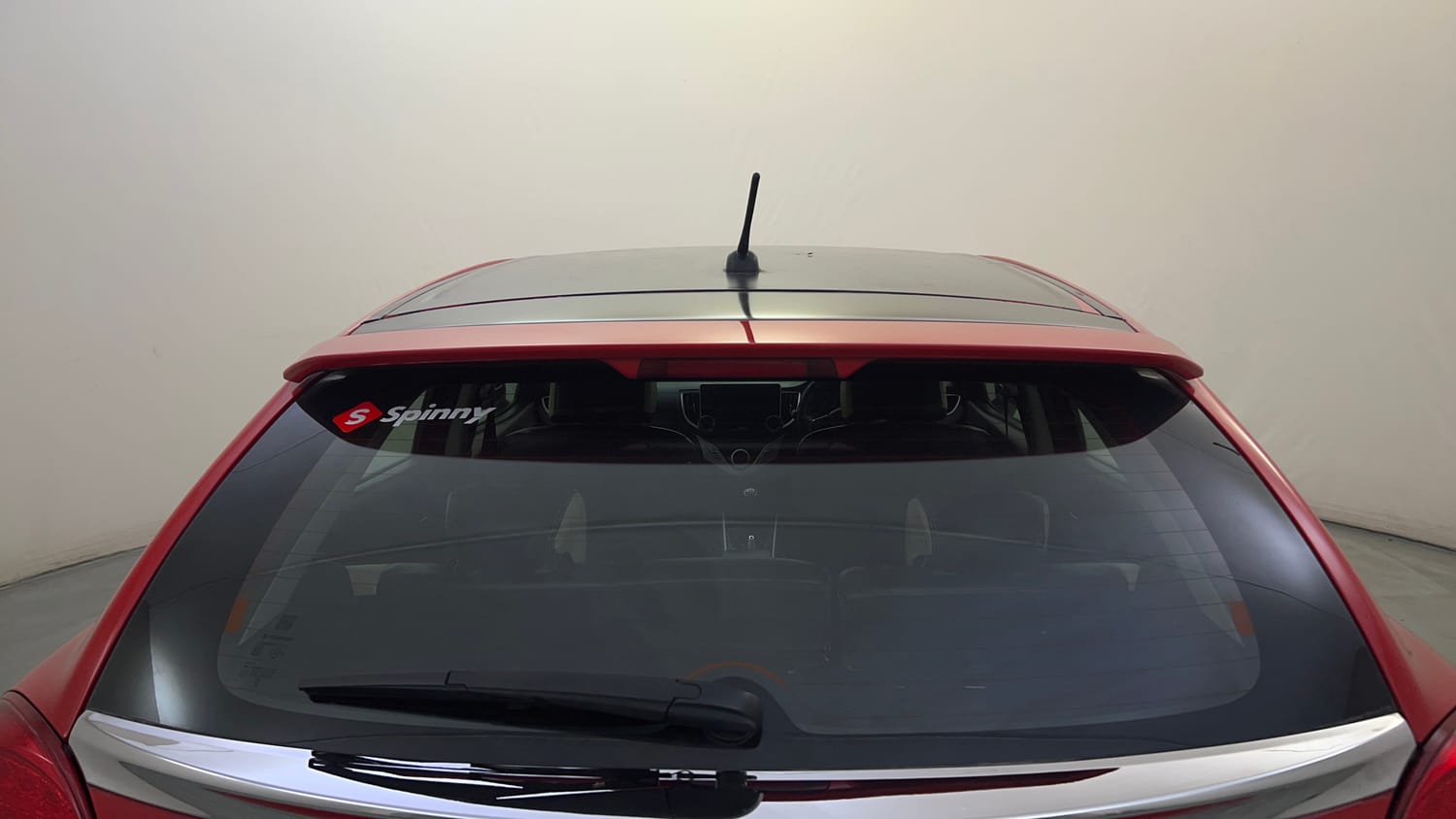 Used 2017 Maruti Suzuki Baleno Zeta 1.2 Petrol Manual exterior BACK WINDSHIELD VIEW