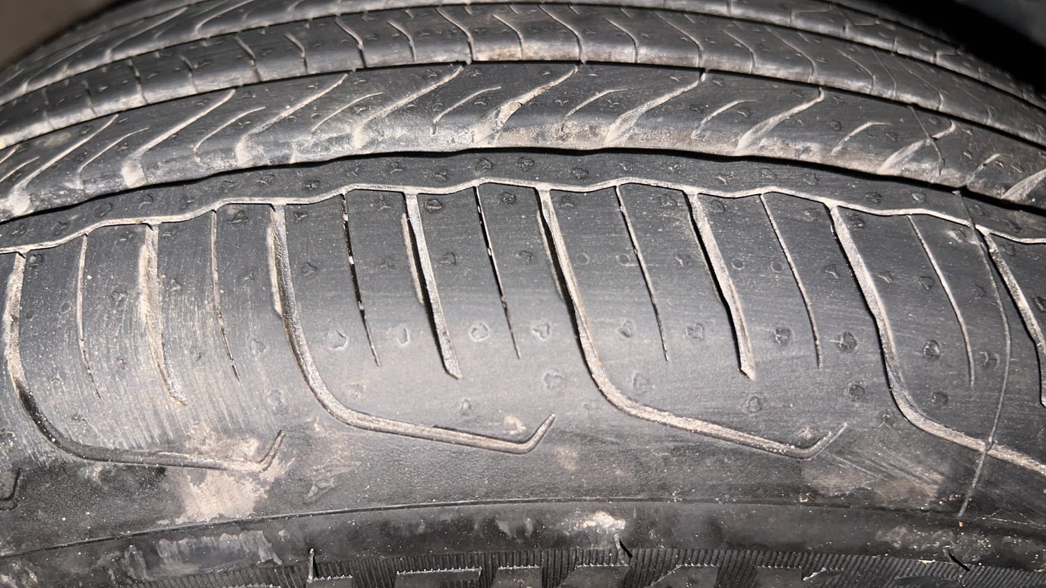 Used 2019 Honda WR-V VX MT Petrol Petrol Manual tyres RIGHT FRONT TYRE TREAD VIEW