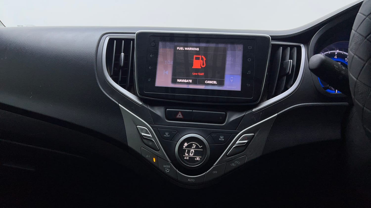 Used 2019 Maruti Suzuki Baleno Alpha Petrol Manual interior MUSIC SYSTEM & AC CONTROL VIEW
