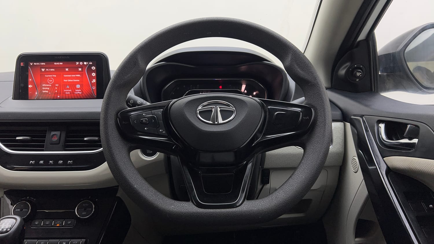 Used 2022 Tata Nexon XZ Plus Petrol Manual interior STEERING VIEW