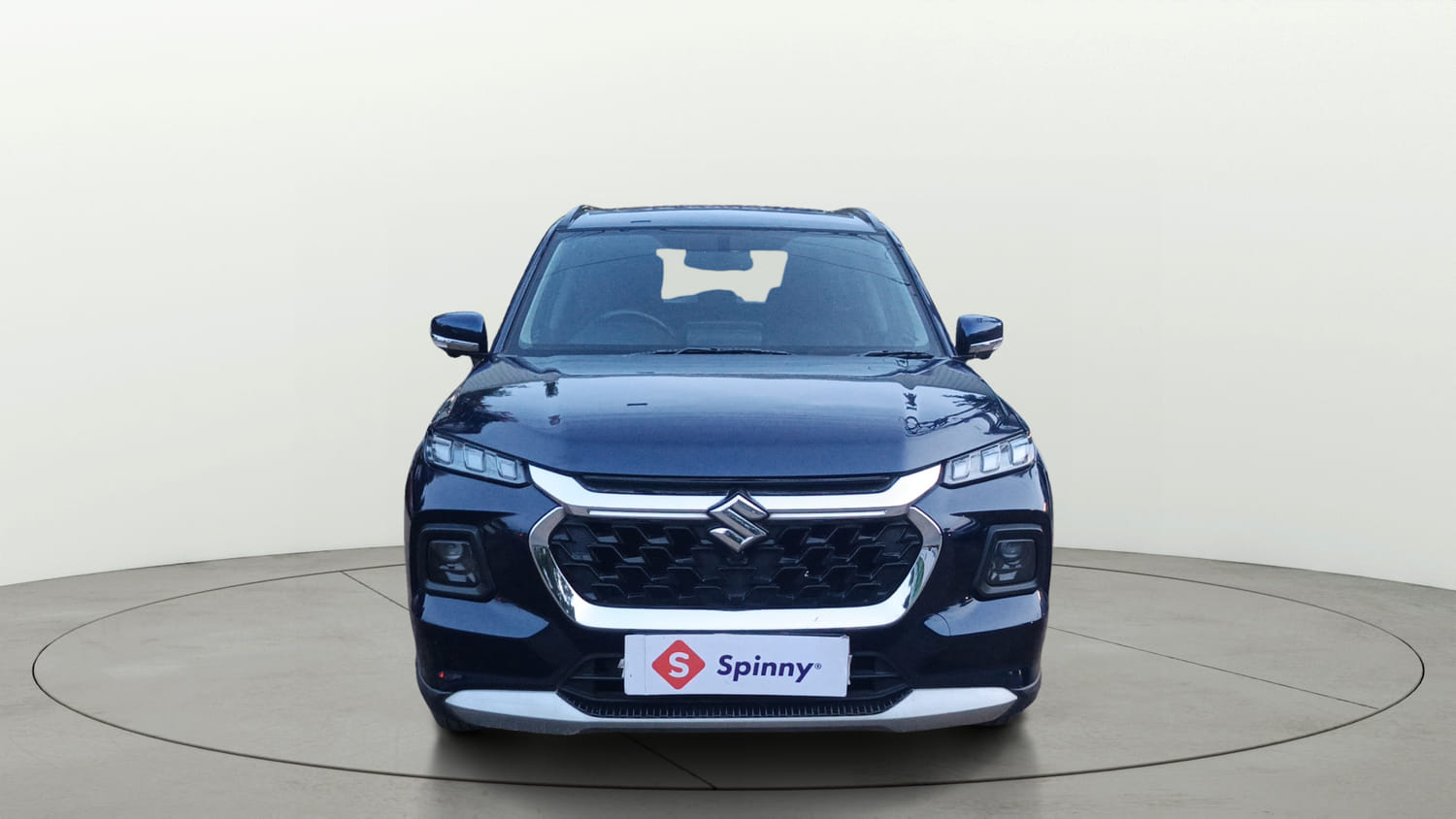 Used 2022 Maruti Suzuki Grand Vitara Alpha Smart Hybrid AT Petrol Automatic exterior FRONT VIEW