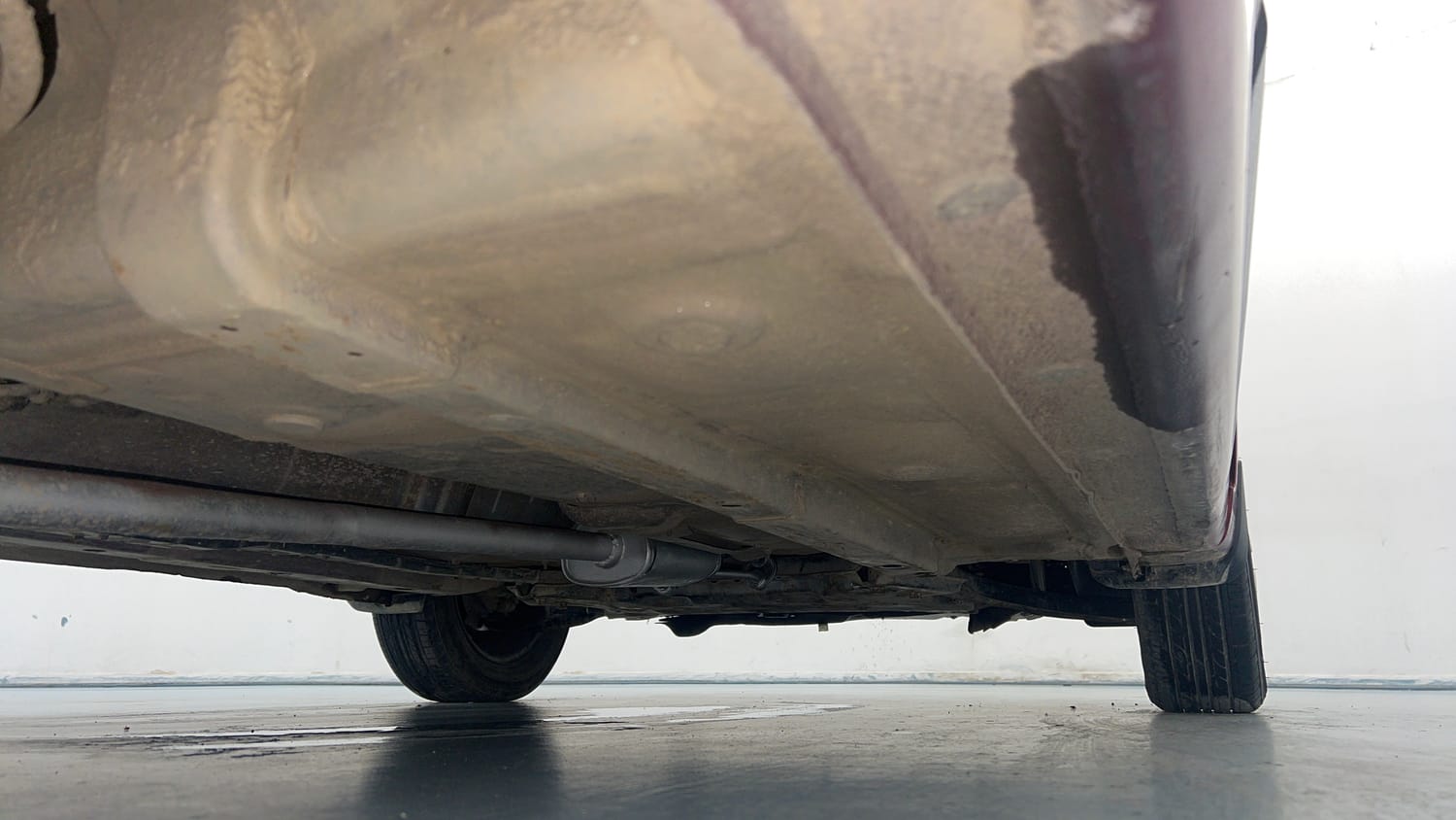 Used 2015 Hyundai Grand i10 Sportz 1.2 Kappa VTVT Petrol Manual extra REAR RIGHT UNDERBODY VIEW