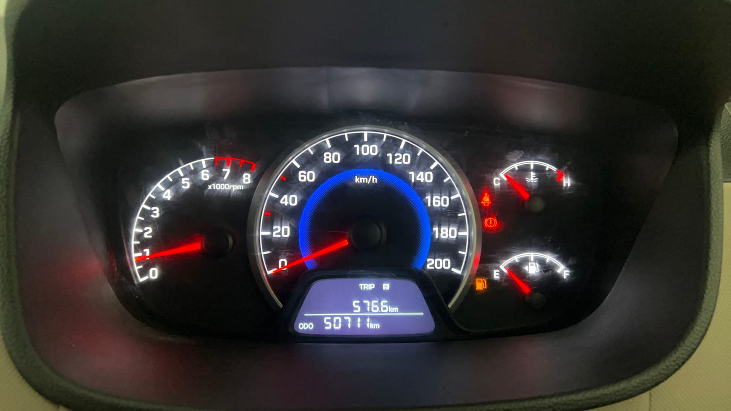 Used 2019 Hyundai Grand i10 Magna 1.2 Kappa VTVT Petrol Manual interior CLUSTERMETER VIEW