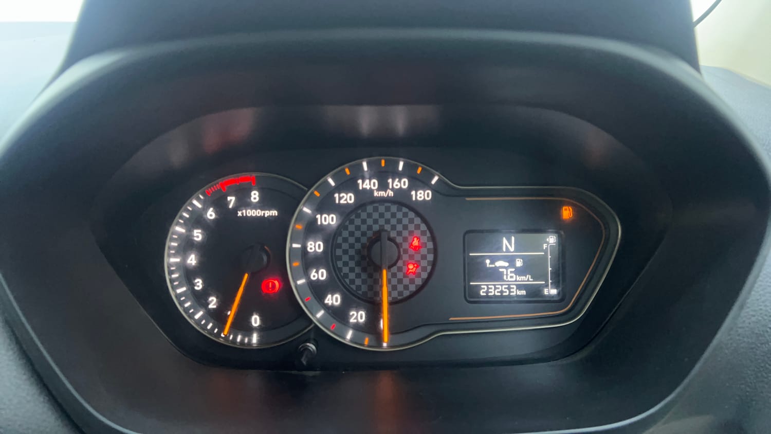 Used 2020 Hyundai Santro Sportz AMT Petrol Automatic interior CLUSTERMETER VIEW