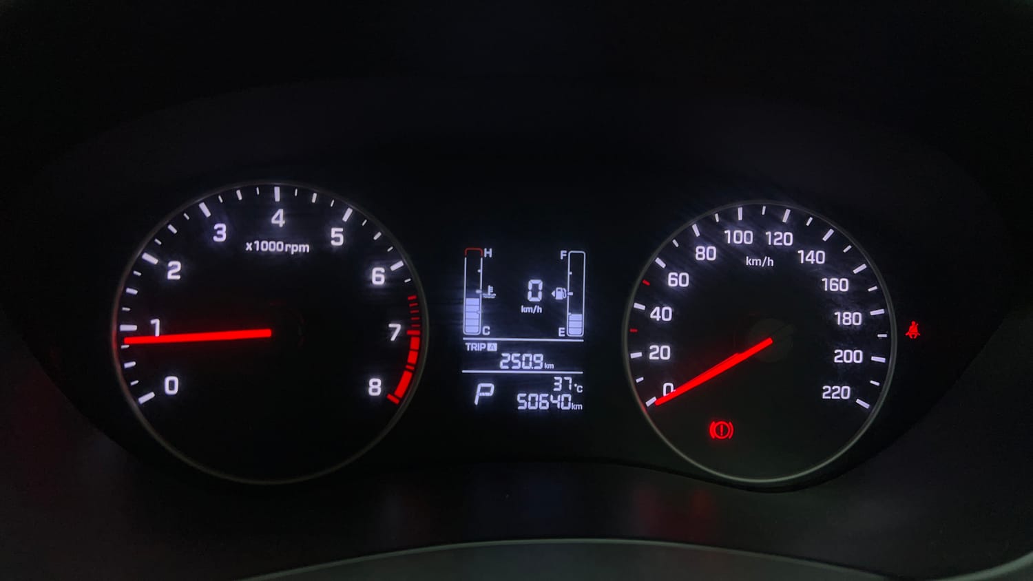 Used 2018 Hyundai Elite i20 Asta 1.2 AT Petrol Automatic interior CLUSTERMETER VIEW