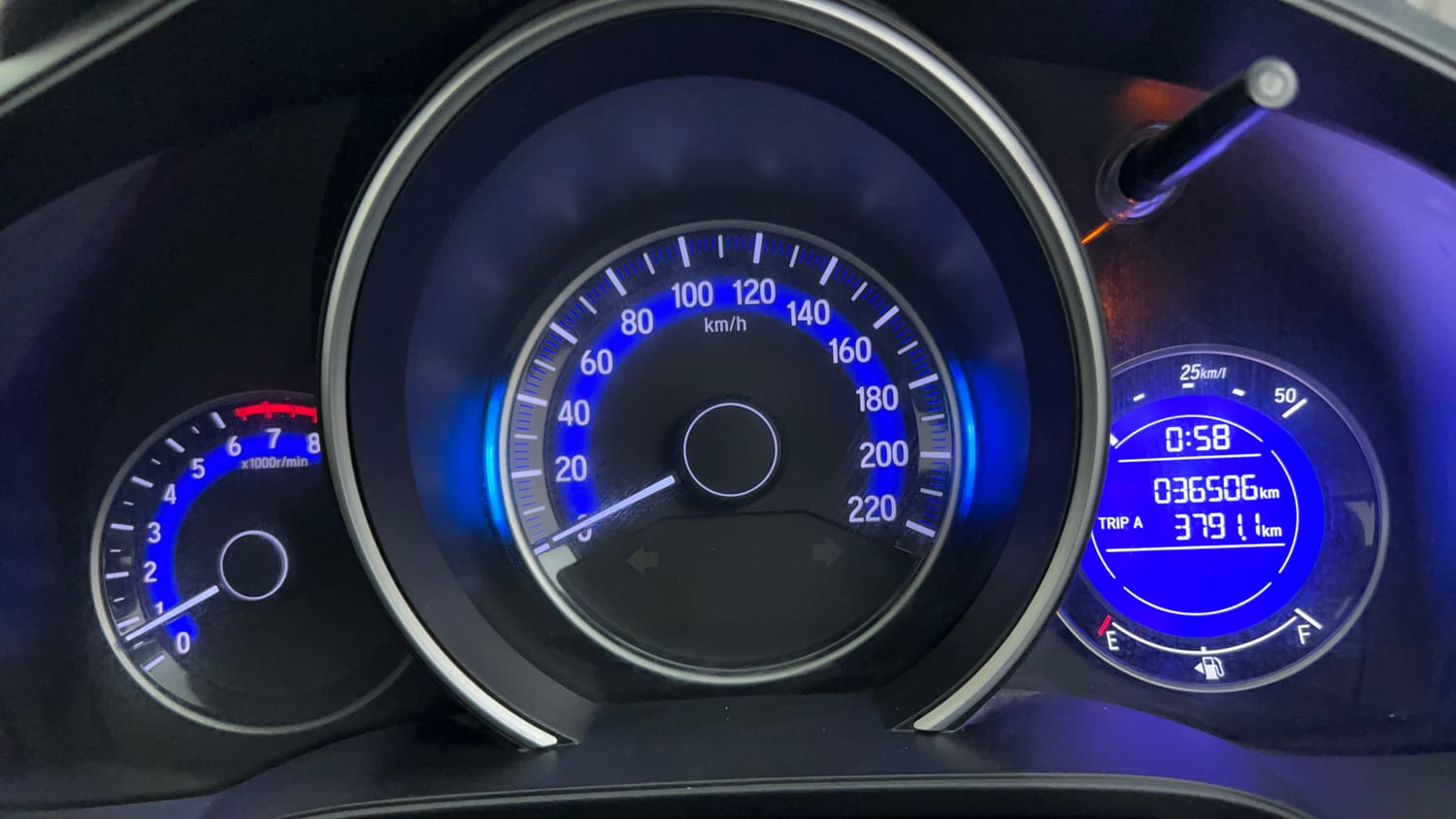 Used 2018 Honda WR-V S MT Petrol Petrol Manual interior CLUSTERMETER VIEW