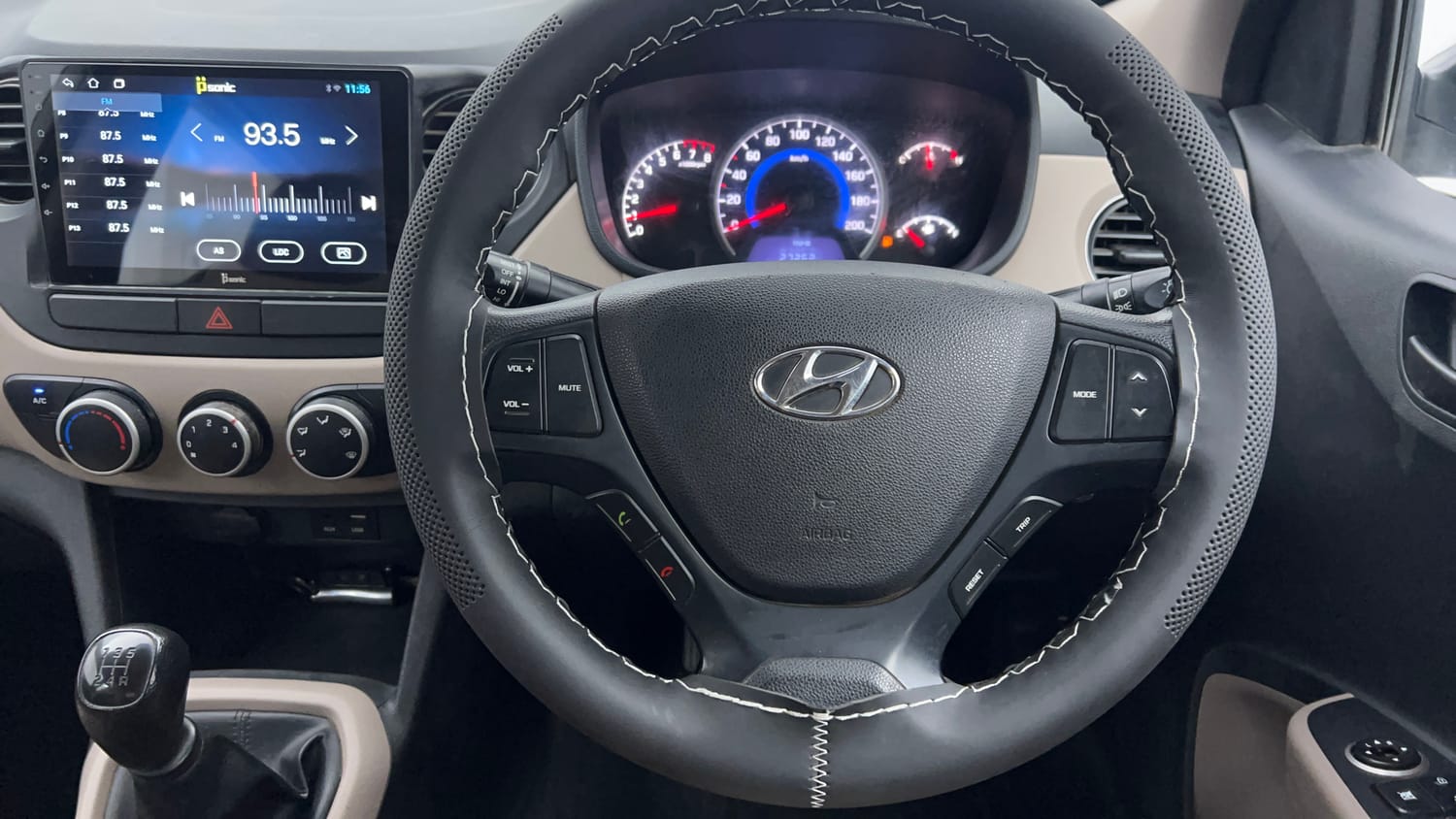 Used 2019 Hyundai Grand i10 Magna 1.2 Kappa VTVT Petrol Manual interior STEERING VIEW