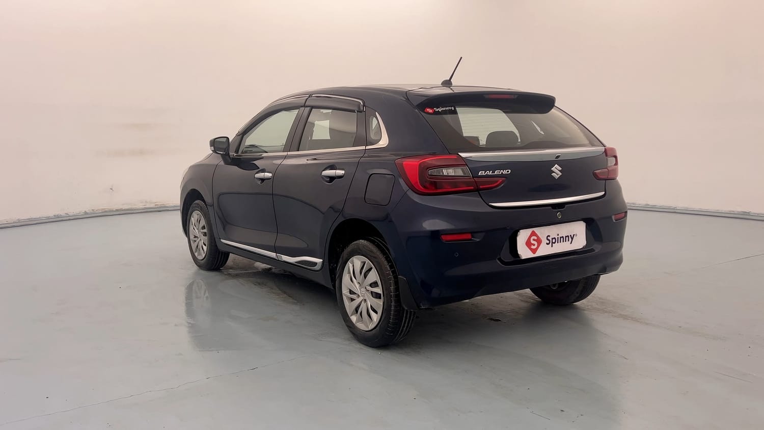 Used 2023 Maruti Suzuki Baleno Delta MT Petrol Manual exterior LEFT REAR CORNER VIEW