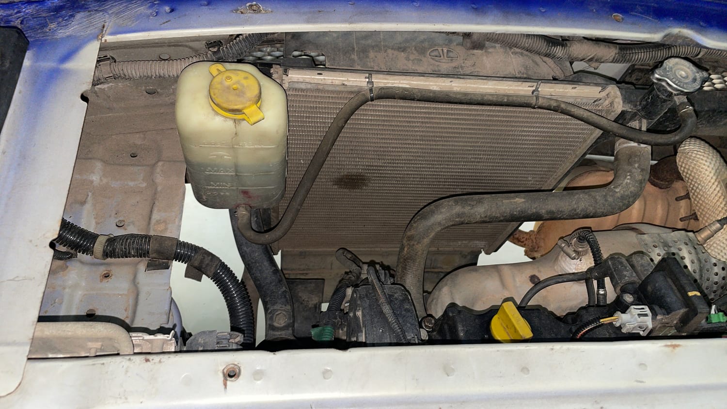 Used 2014 Tata Nano LX Petrol Manual engine ENGINE RIGHT SIDE VIEW