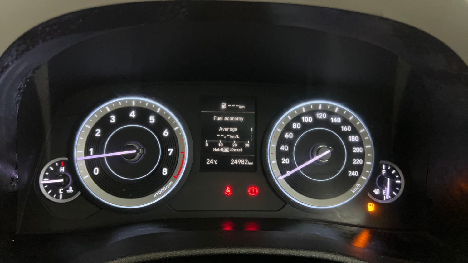 Used 2022 Hyundai Creta SX 1.5 Petrol Executive Petrol Manual interior CLUSTERMETER VIEW