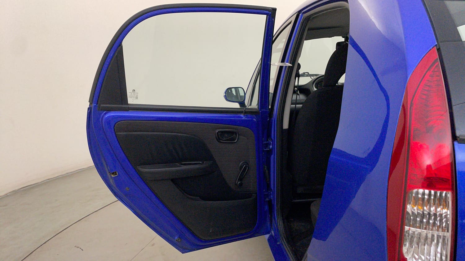 Used 2015 Tata Nano Twist XT Petrol Manual interior LEFT REAR DOOR OPEN VIEW