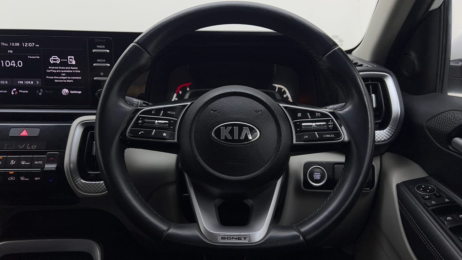 Used 2021 Kia Sonet HTX 1.5 Diesel Manual interior STEERING VIEW