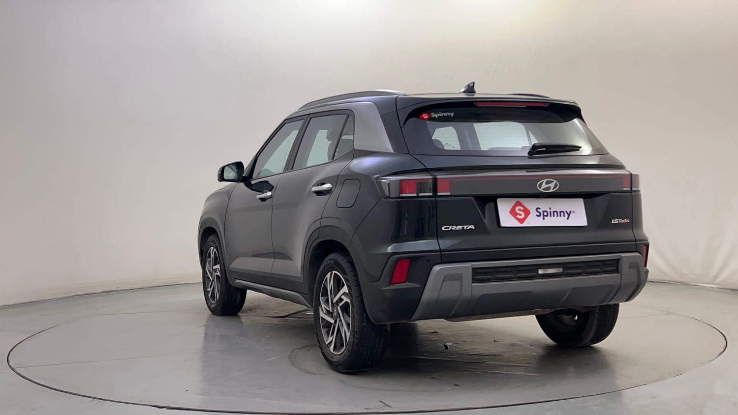 Used 2024 Hyundai Creta 1.5 Turbo Petrol DCT SX(O) Petrol Automatic exterior LEFT REAR CORNER VIEW