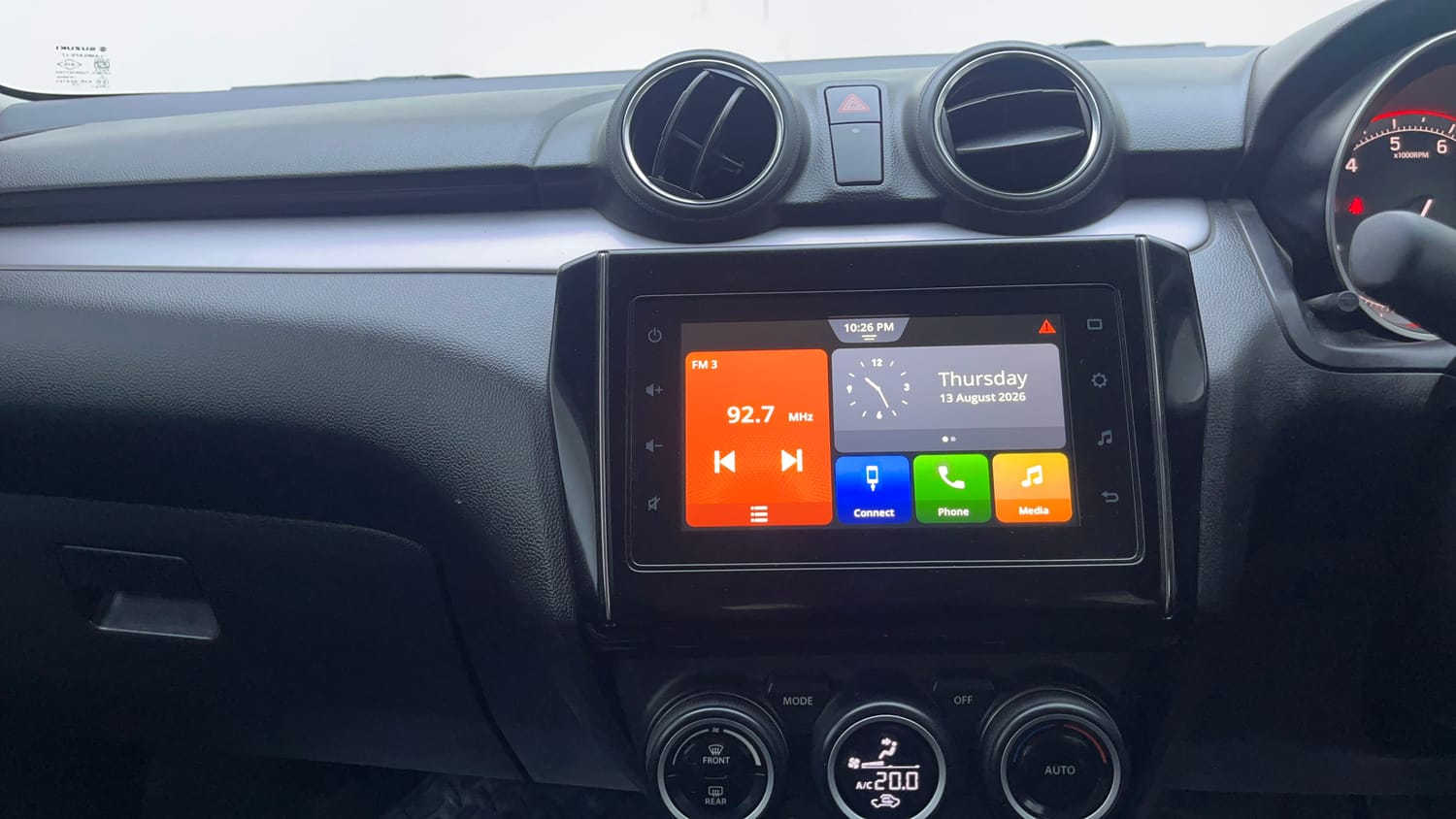 Used 2023 Maruti Suzuki Swift ZXi Plus AMT Petrol Automatic interior MUSIC SYSTEM & AC CONTROL VIEW