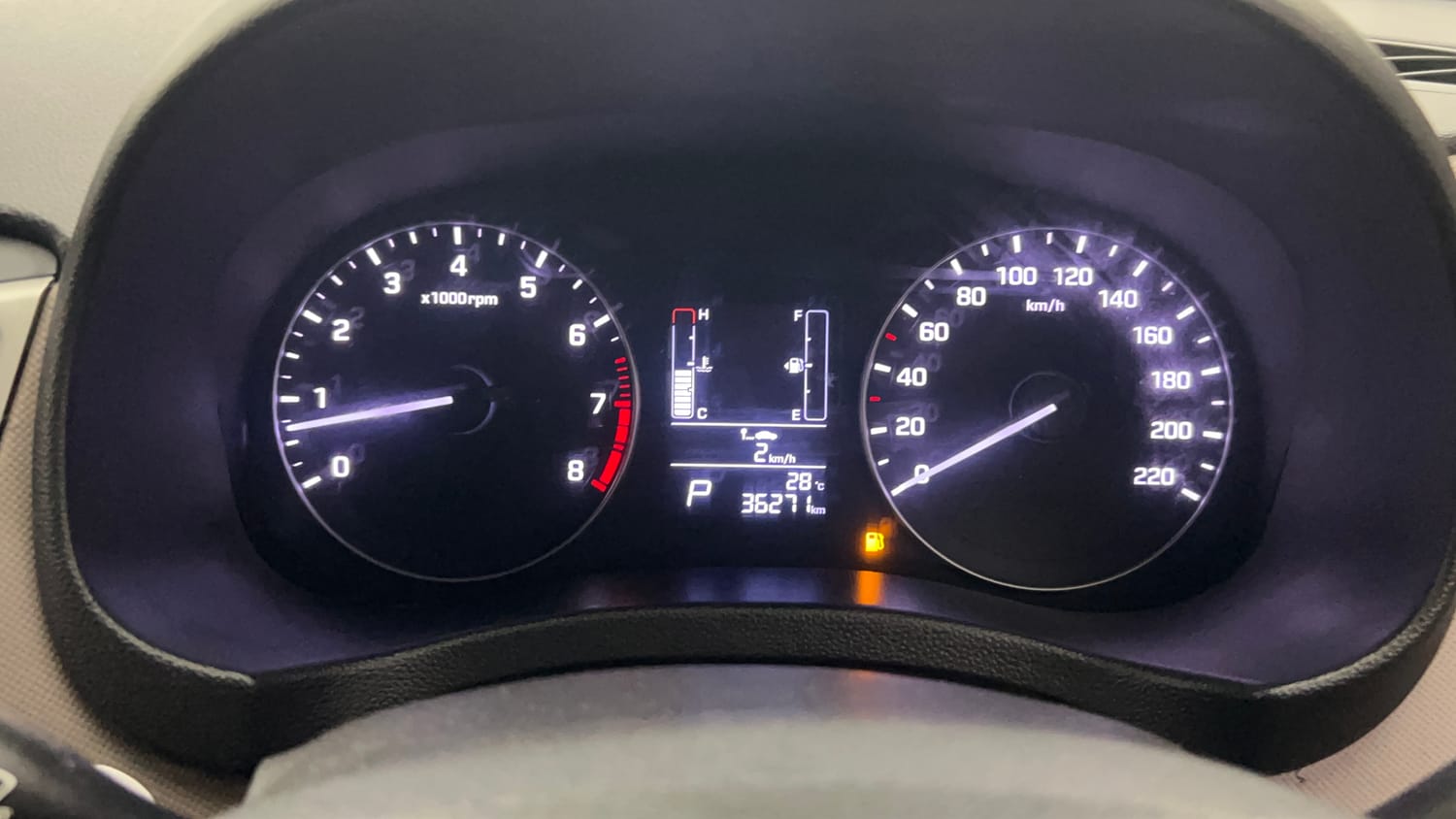 Used 2018 Hyundai Creta SX Plus 1.6 AT Petrol Petrol Automatic interior CLUSTERMETER VIEW