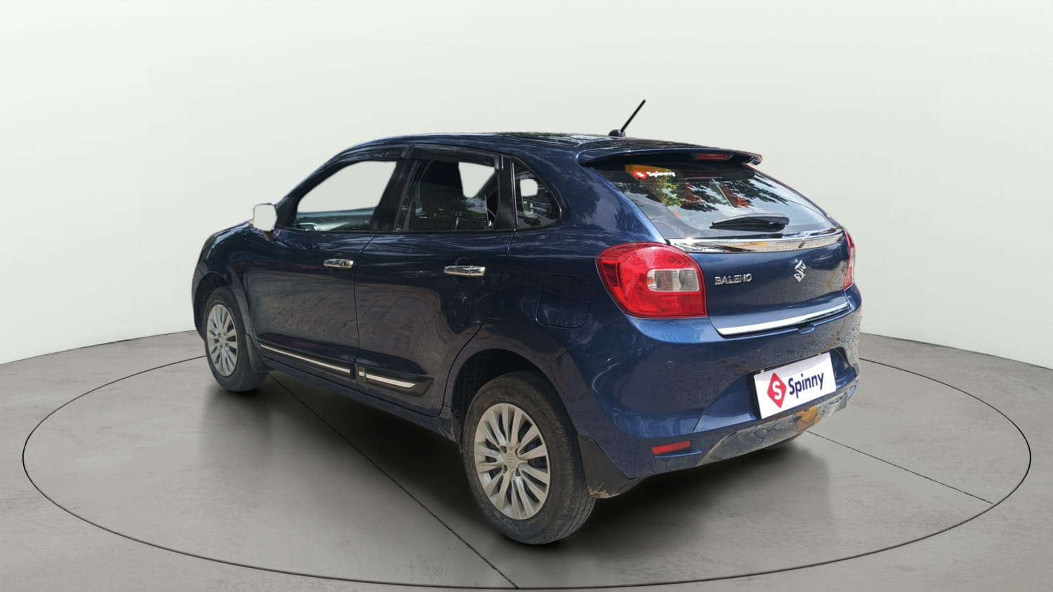 Used 2019 Maruti Suzuki Baleno Delta Petrol Manual exterior LEFT REAR CORNER VIEW