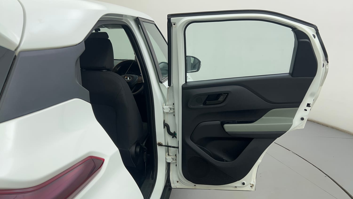 Used 2022 Tata Punch Adventure Rhythm Pack MT Petrol Manual interior RIGHT REAR DOOR OPEN VIEW