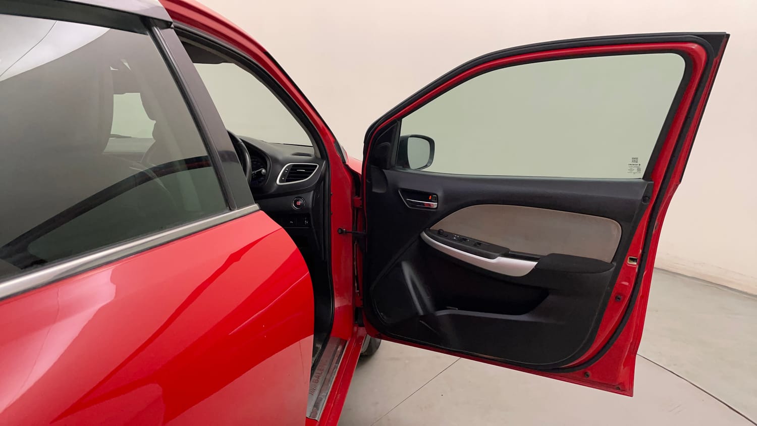 Used 2017 Maruti Suzuki Baleno Zeta 1.2 AT Petrol Automatic interior RIGHT FRONT DOOR OPEN VIEW