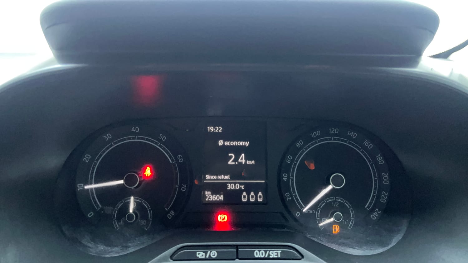 Used 2025 Skoda Kylaq Classic Petrol Manual interior CLUSTERMETER VIEW