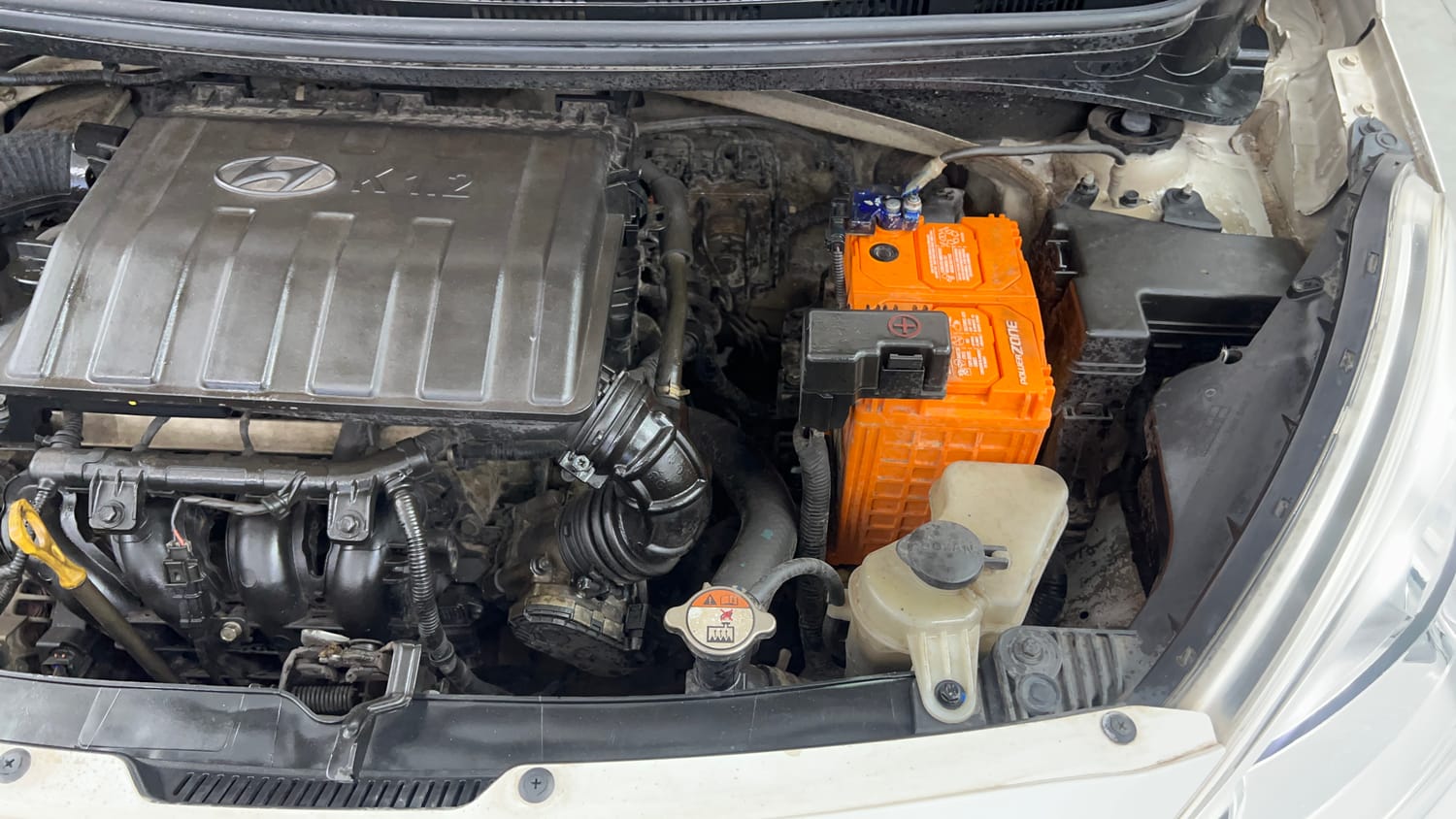 Used 2017 Hyundai Grand i10 Asta 1.2 Kappa VTVT Petrol Manual engine ENGINE LEFT SIDE VIEW