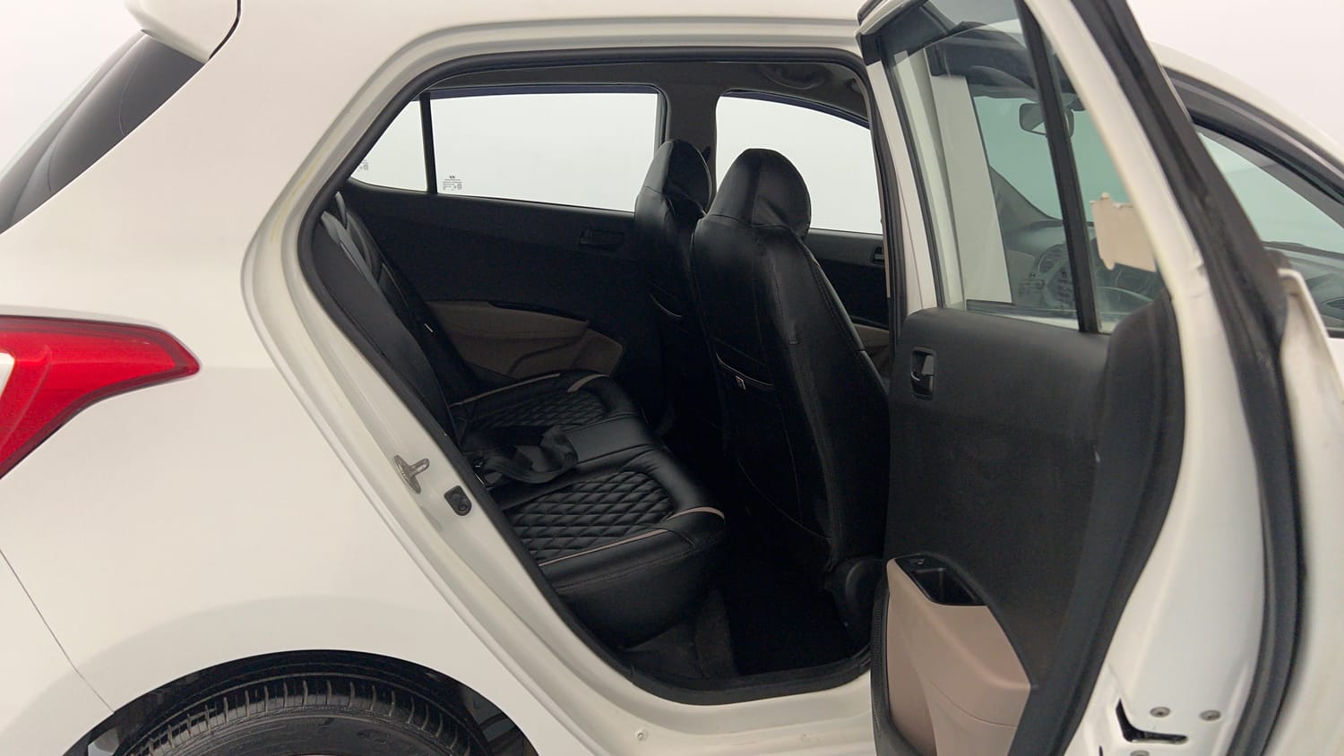 Used 2019 Hyundai Grand i10 Magna 1.2 Kappa VTVT Petrol Manual interior RIGHT SIDE REAR DOOR CABIN VIEW